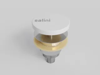 Донный клапан для ванны Salini S-Stone 15231WM D 402 белый матовый